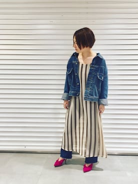 muuさん（レディース・150cm）の春コーディネート