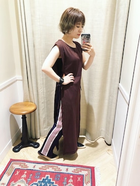 「CHAUGAM（チャウガム）のアイテム」を使った、muuさん（レディース・150cm）の夏コーディネート