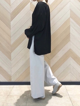 「タッセルローファー」｜kanaさん（レディース・163cm）の秋コーディネート