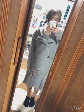 「ha/za/ma」｜おみさん（レディース・161cm）の冬コーディネート