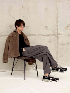 「VICTIM（ヴィクティム）のアイテム（ブルゾン）」を使った、sato_shunさん（メンズ・178cm）の冬コーディネート