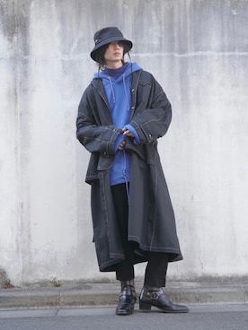「DISCOVERED（ディスカバード）のアイテム（ジャケット/アウター）」を使った、sato_shunさん（メンズ・178cm）の冬コーディネート