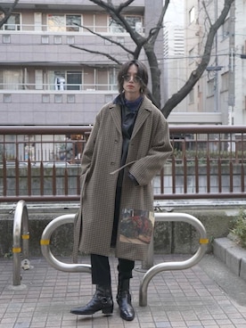 「soe（ソーイ）のアイテム（ジャケット/アウター）」を使った、sato_shunさん（メンズ・178cm）の冬コーディネート