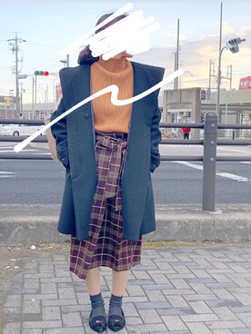 「roar（ロアー）のアイテム（ジャケット/アウター）」を使った、shiroさん（レディース・153cm）の冬コーディネート