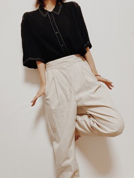 「Te chichi TERRASSE（テチチテラス）のアイテム（キャップ）」を使った、shiroさん（レディース・153cm）の夏コーディネート