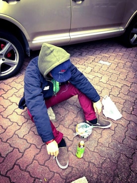 「WTAPS（ダブルタップス）のアイテム（ブルゾン）」を使った、本物さん（メンズ・172cm）の秋コーディネート