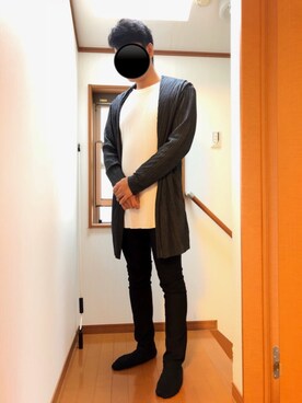 「semantic design（セマンティックデザイン）のアイテム（その他アウター）」を使った、orcaさん（メンズ・180cm）の秋コーディネート
