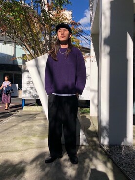 kuroiwaさん（メンズ・180cm）の秋コーディネート