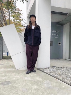 kuroiwaさん（メンズ・180cm）の冬コーディネート