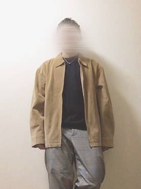 「シンプルおしゃれが好き」｜「アイテム（スリッポン）」を使った、17士さん（メンズ・167cm）の秋コーディネート