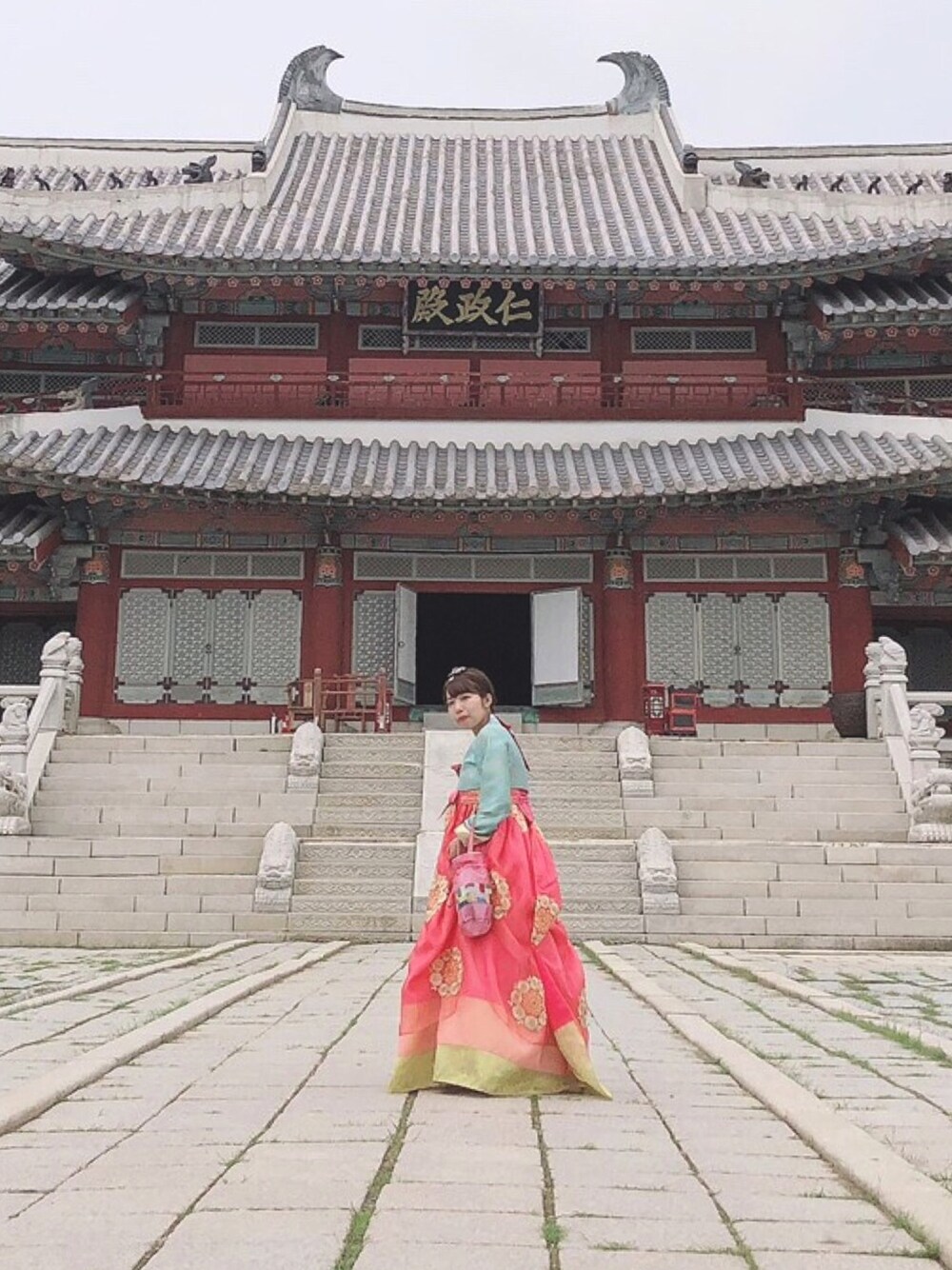 「韓国、チマチョゴリ、ドラミア」｜「韓国のアイテム（ワンピース、その他）」を使った、＊asami＊さん（レディース・151cm）の夏コーディネートの1枚目の写真