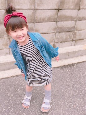 shihotoyouさん（キッズ・122cm）の春コーディネート