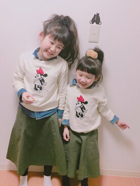 shihotoyouさん（キッズ・126cm）の冬コーディネート