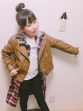 shihotoyouさん（キッズ・126cm）の春コーディネート