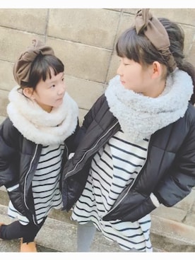 shihotoyouさん（キッズ・143cm）の冬コーディネート