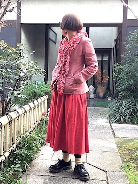 「CLUTCH（クラッチ）のアイテム」を使った、ぽん。さん（レディース・159cm）の冬コーディネート