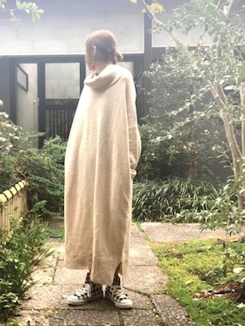 「アイテム（ヘアアクセサリー）」を使った、ぽん。さん（レディース・159cm・40代）の秋コーディネート