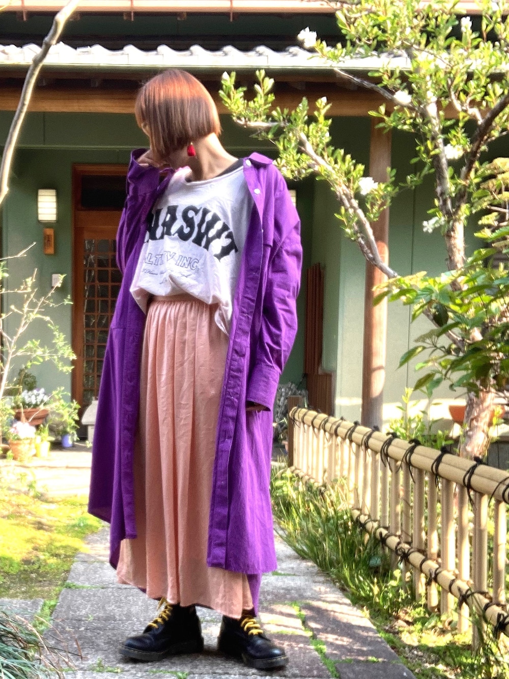 グレンマーティンス Glenn Martens × サテンスカート グレンマーティン