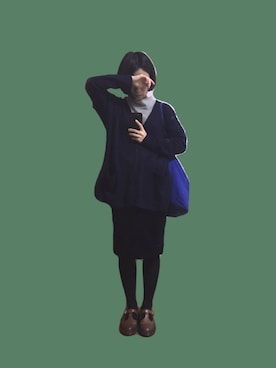 「COS（コス）のアイテム（その他アウター）」を使った、bytheriverさん（レディース・159cm）の冬コーディネート