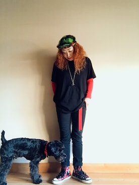 「仕事コーデ」｜「アイテム（ハンチング/ベレー帽）」を使った、RYOKOさん（レディース・151cm）の冬コーディネート