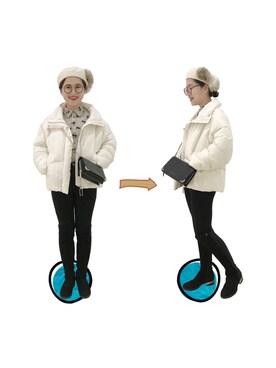 SONGSHUYAさん(レディース・158cm)の冬コーディネート