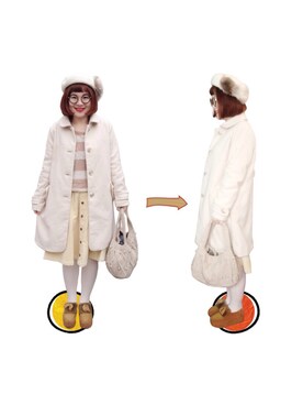 SONGSHUYAさん(レディース・158cm)の冬コーディネート