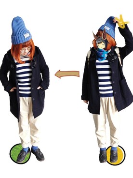 SONGSHUYAさん（レディース・158cm）の冬コーディネート