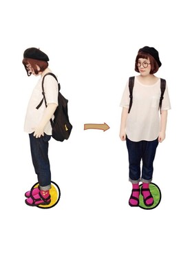 「MOUSSY（マウジー）のWOOL BASIC BERET（ハンチング/ベレー帽、ブラック系）」を使った、SONGSHUYAさん（レディース・158cm）の秋コーディネート