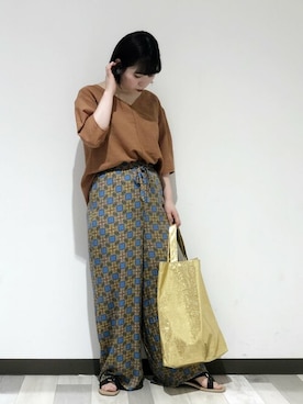 工藤さん(レディース・156cm)の夏コーディネート