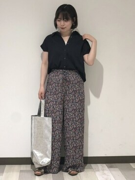 工藤さん(レディース・156cm)の夏コーディネート