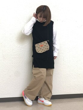 工藤さん(レディース・156cm)の夏コーディネート