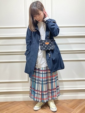 「SHIPS any（シップス エニィ）のアイテム（その他アウター）」を使った、工藤さん（レディース・156cm）の冬コーディネート