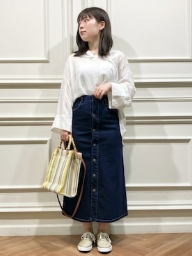 「Chibi Jewels」｜工藤さん（レディース・156cm）の春コーディネート