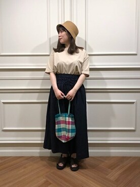 工藤さん(レディース・156cm)の春コーディネート