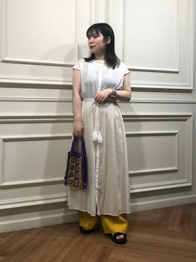 工藤さん(レディース・156cm)の夏コーディネート