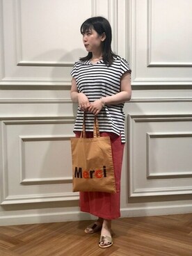 工藤さん(レディース・156cm)の夏コーディネート