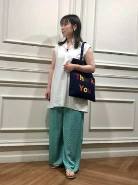 工藤さん(レディース・156cm)の夏コーディネート