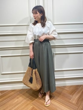 工藤さん(レディース・156cm)の夏コーディネート