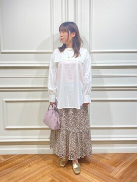 工藤さん(レディース・156cm)の夏コーディネート