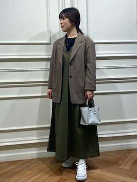 工藤さん(レディース・156cm)の秋コーディネート
