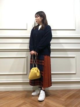 工藤さん(レディース・156cm)の秋コーディネート