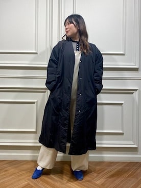 「SHIPS any（シップス エニィ）のアイテム（その他アウター）」を使った、工藤さん（レディース・156cm）の冬コーディネート