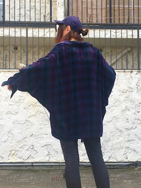 「SHAREEF（シャリーフ）のアイテム（キャップ）」を使った、タカハタ ヒロキさん（メンズ・183cm）の秋コーディネート