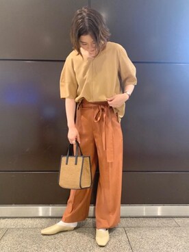 「LAURA DI MAGGIO（ローラディマッジオ）のアイテム」を使った、taniguchi6879さん（レディース・159cm）の夏コーディネート