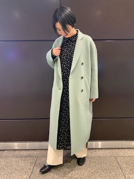 「一押しのアウタースタイル」｜「アイテム（シャツワンピース）」を使った、taniguchi6879さん（レディース・159cm）の秋コーディネート