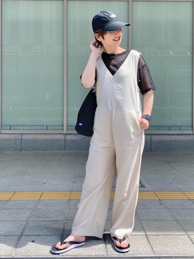 「■THE NORTH FACE」｜taniguchi6879さん（レディース・159cm）の夏コーディネート