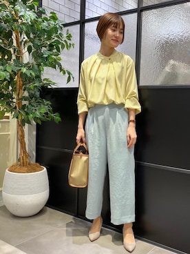 ルクールブラン新宿ミロード店スタッフさん（レディース・158cm）の春コーディネート