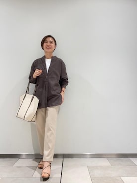 ルクールブラン新宿ミロード店スタッフさん（レディース・158cm）の春コーディネート