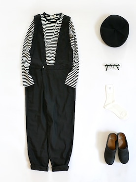 「dansko（ダンスコ）のアイテム」を使った、GOUACHE FUKUOKA  ガッシュ福岡さん（レディース・160cm）の春コーディネート