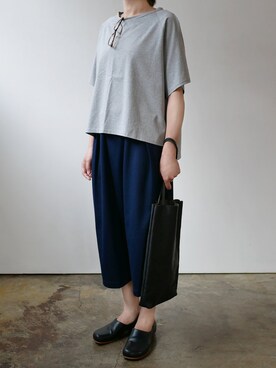 「その他セレクト（ソノタセレクト）のアイテム」を使った、GOUACHE FUKUOKA  ガッシュ福岡さん（レディース・160cm）の夏コーディネート